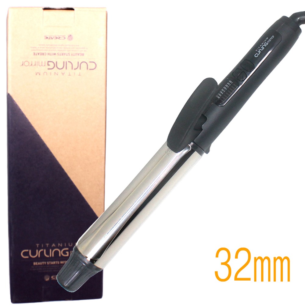 그리에이트 티타늄 컬링 미러 아이롱기 (사이즈 32미리) /전문가용/ 발열판티타늄/ 고데기 / 봉고데기/ 정품 84,500원