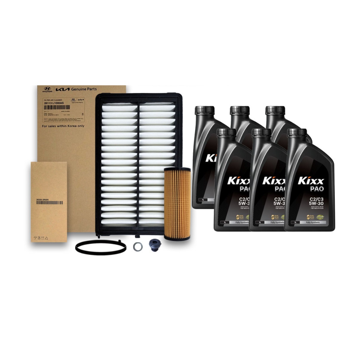 4세대 카니발 KA4 디젤 경유 (20-26년식) 킥스합성유+순정필터세트 PAO 5W30 80,320원