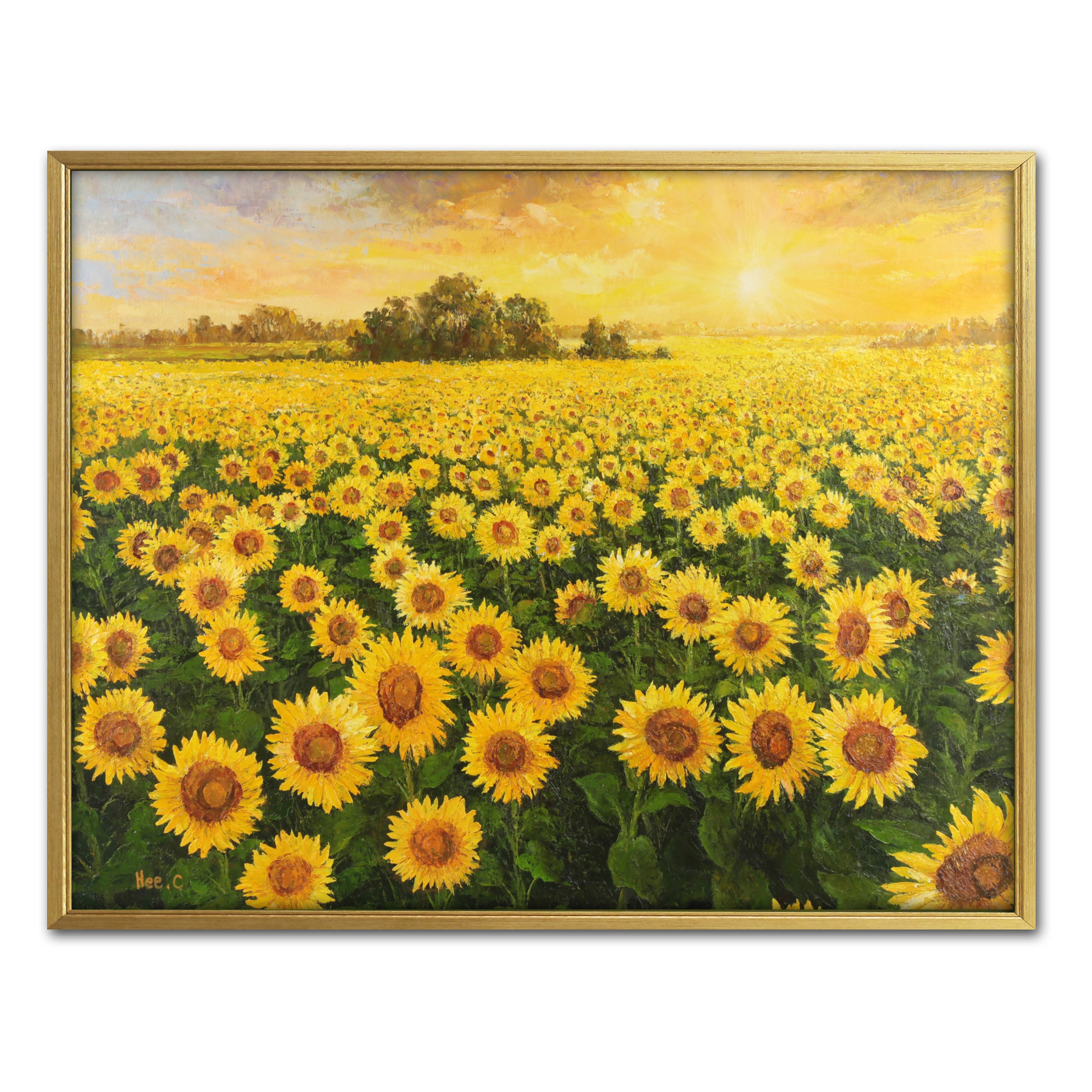 KNH 황금빛 해바라기 그림 10종, 금전운에 좋은 해바라기그림 액자 39,800원