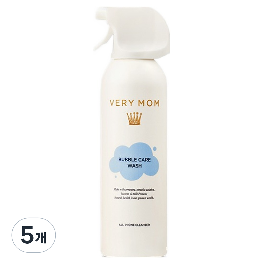 베리맘 유아용 버블케어워시, 5개, 200ml, 현재가 110,350원