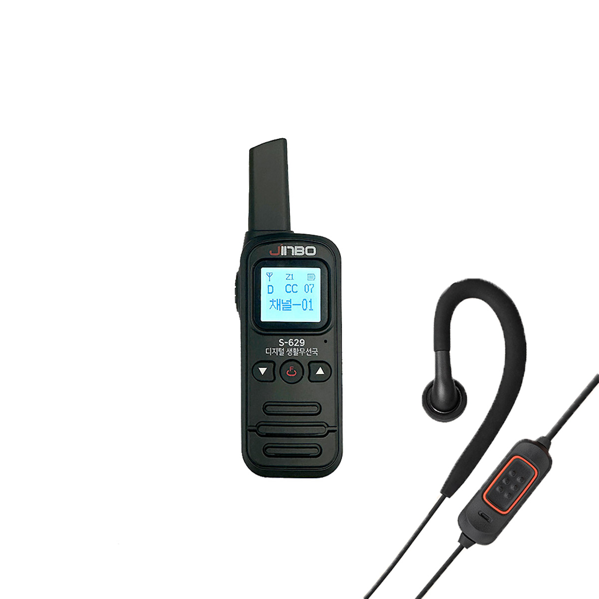 JINBO 진보무전기 S-629 디지털 생활무전기 초소형 초경량 S629, 1개, S 629 99,000원