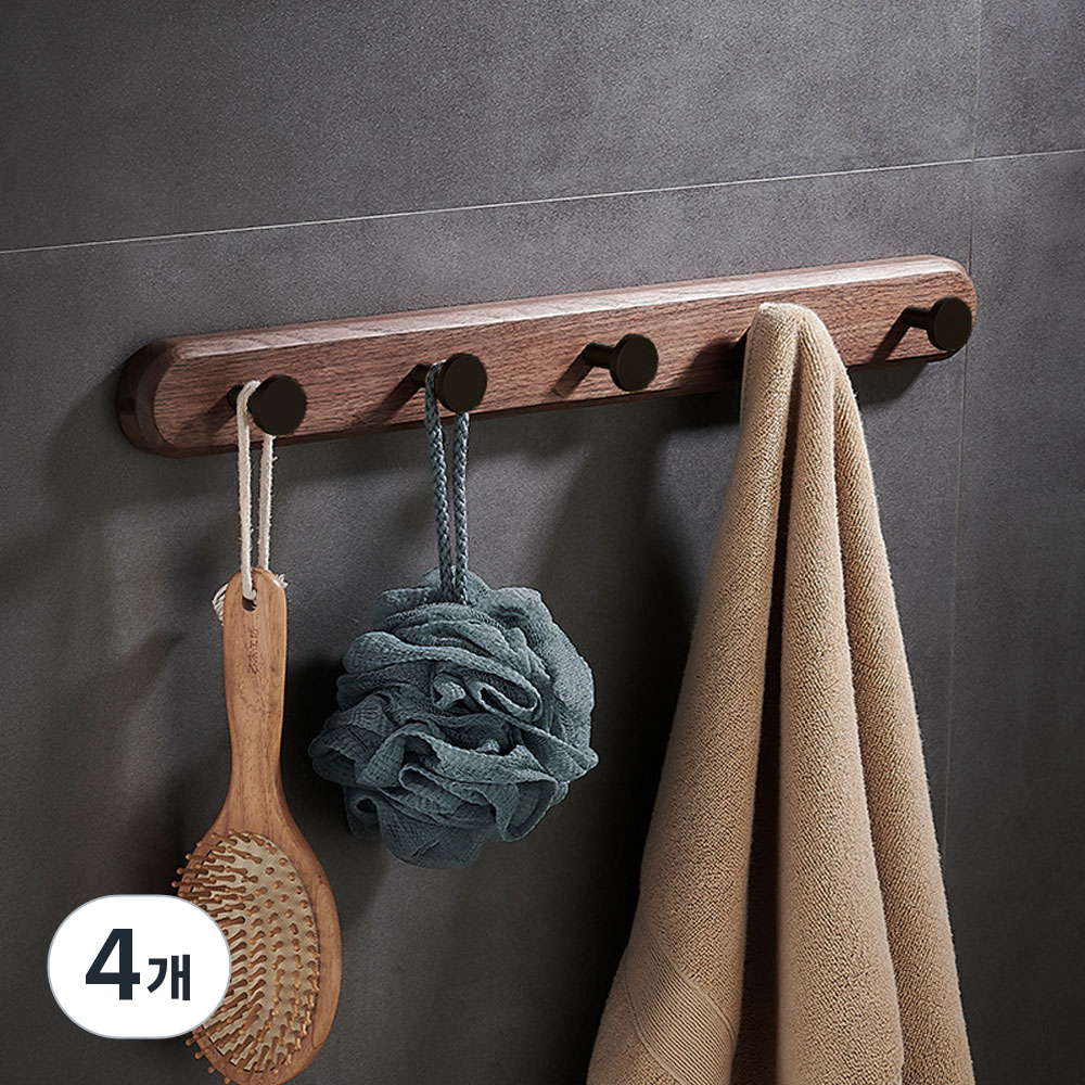 하우스팡 원목 메탈 라운드 후크 벽행거 인테리어 옷걸이 97,380원