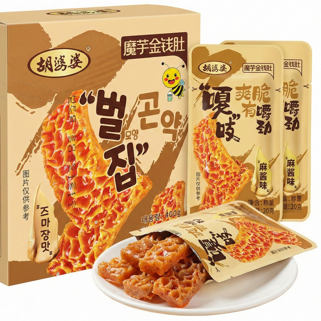 벌집모양 곤약 마장맛 간식 개별포장, 20개, 20g, 현재가 8,800원