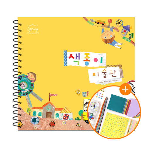 [만꾸] 첫종이접기 색종이미술관[봄]1단계 신학기 미술교재 재료세트 15,000원