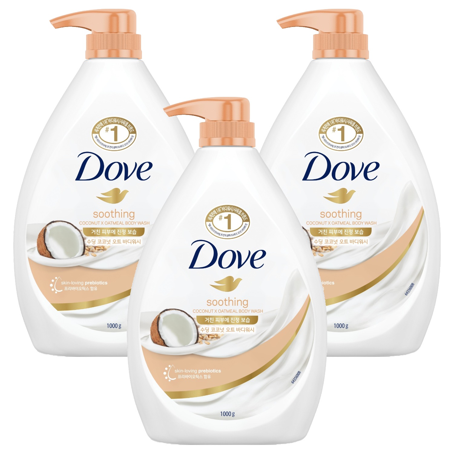 도브 수딩 코코넛 오트 바디워시 18,550원