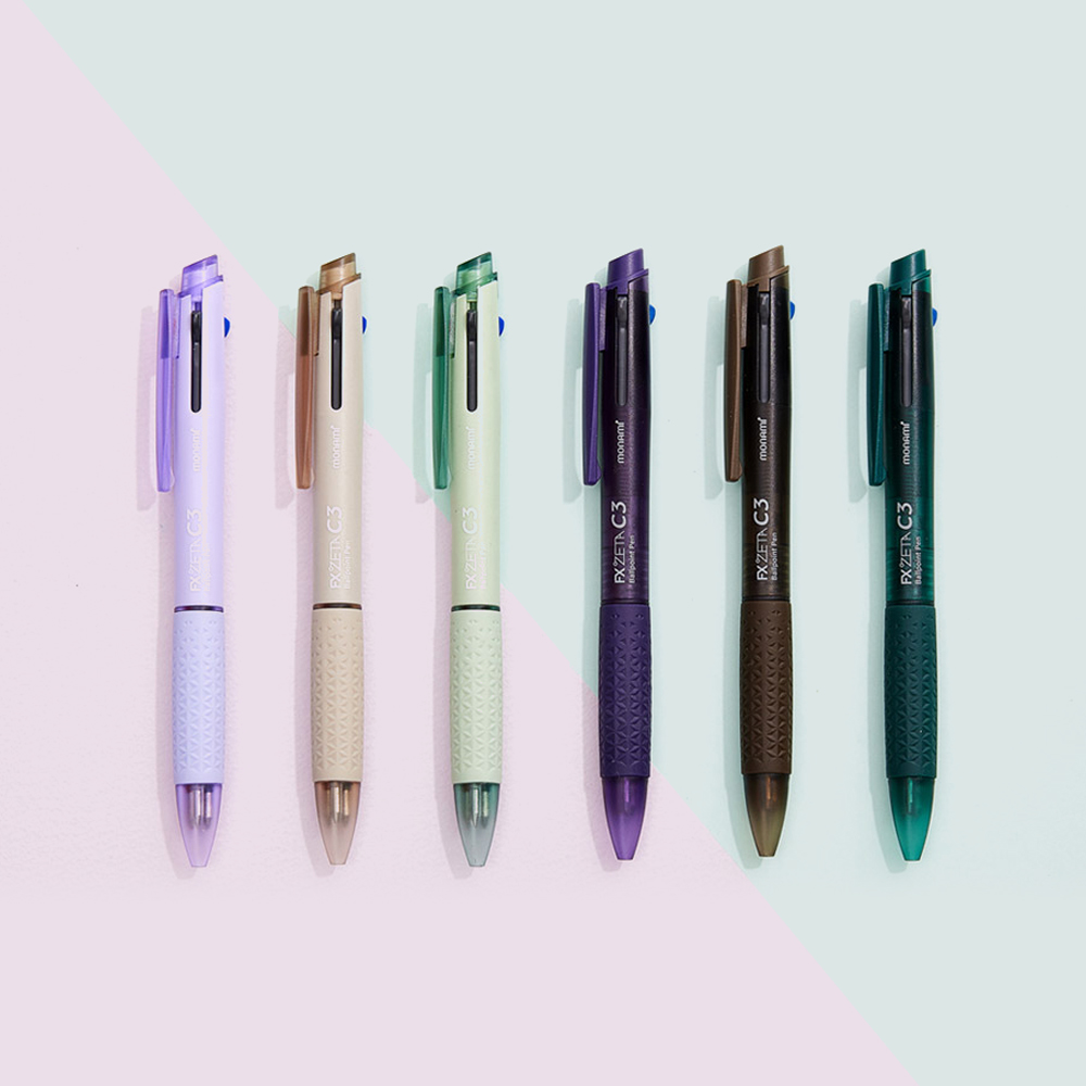모나미 FX ZETA 에프엑스 제타 C3 3색 볼펜 더스티그린 10,660원