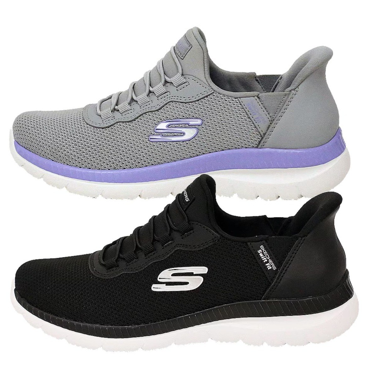 스케쳐스 손대지않고 신는 여성 슬립온 메모리폼 쿠션 경량 운동화 양말 세트 93,000원