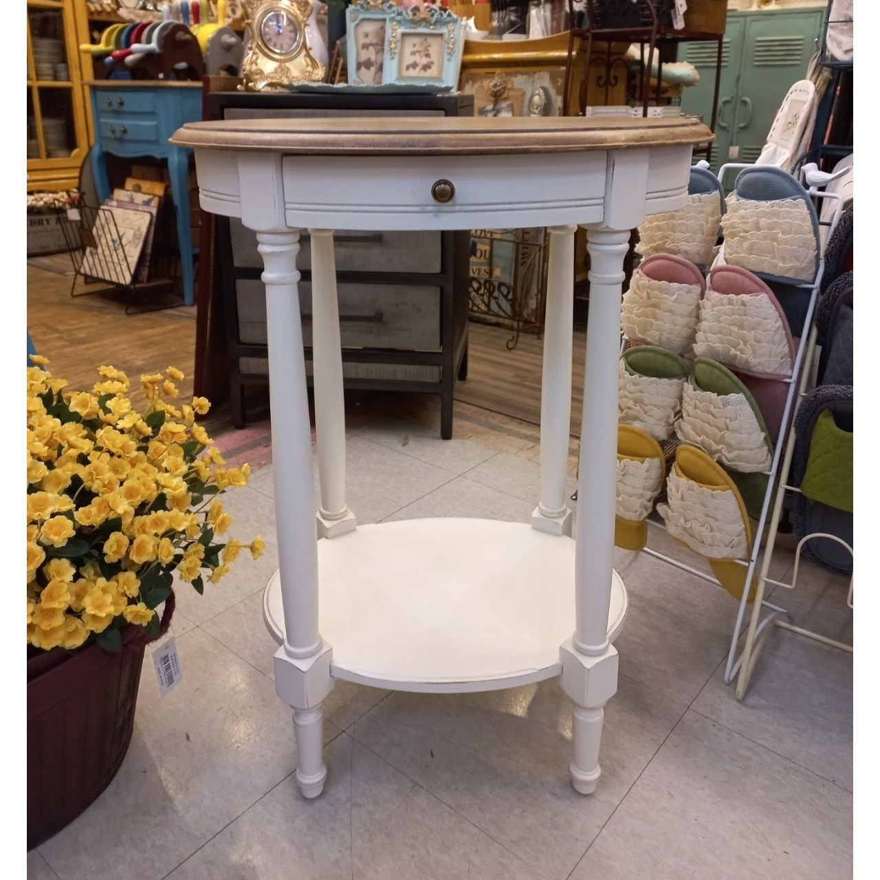 허니상점 프렌치 우드 테이블 침대 서랍 협탁 사이드 349,000원