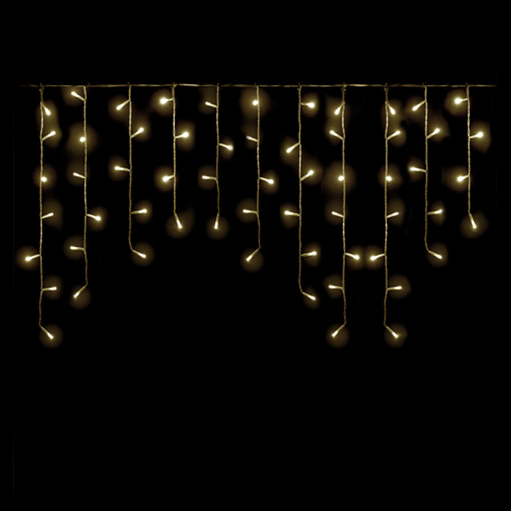 엘스토리몰 LED 고드름전구 2.1M 100구 5개 + 점멸기 1개 크리스마스 트리 조명 전구, 1개, 검정선 웜색 5개 + 점멸기 1개 62,500원