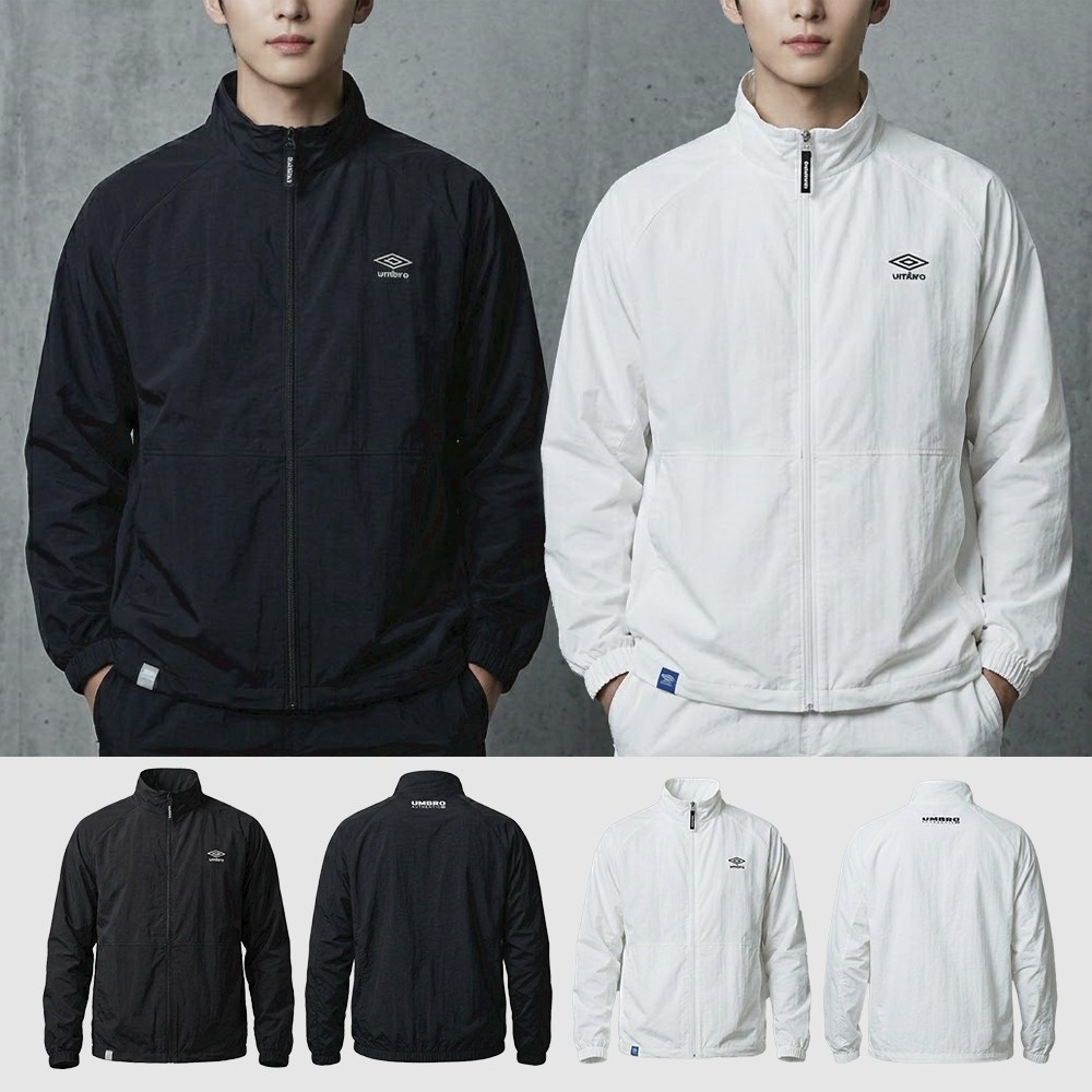 [백화점 AS 26년]엄브로 바람막이 클래식 웜업 남녀공용 자켓 + 파우치 129,000원