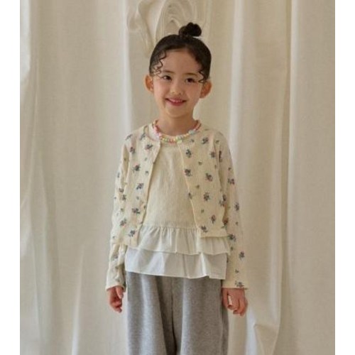 베리베리 꽃송이가디건세트 26봄 꽃패턴 38,400원