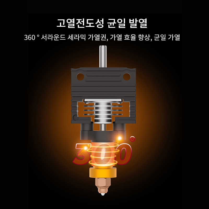 크리알리티 Creality 3d 프린터 K1 시리즈 헤드 키트 레이저 모듈 고정밀 고온 내성, 신형 47,500원