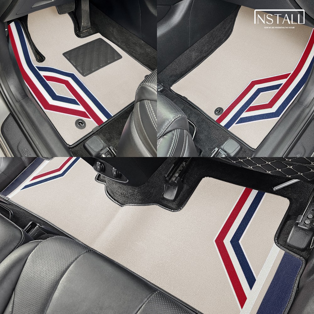 디올뉴 넥쏘 2세대(2025) 뉴 코일 라인 디자인 카매트, 블랙 129,000원