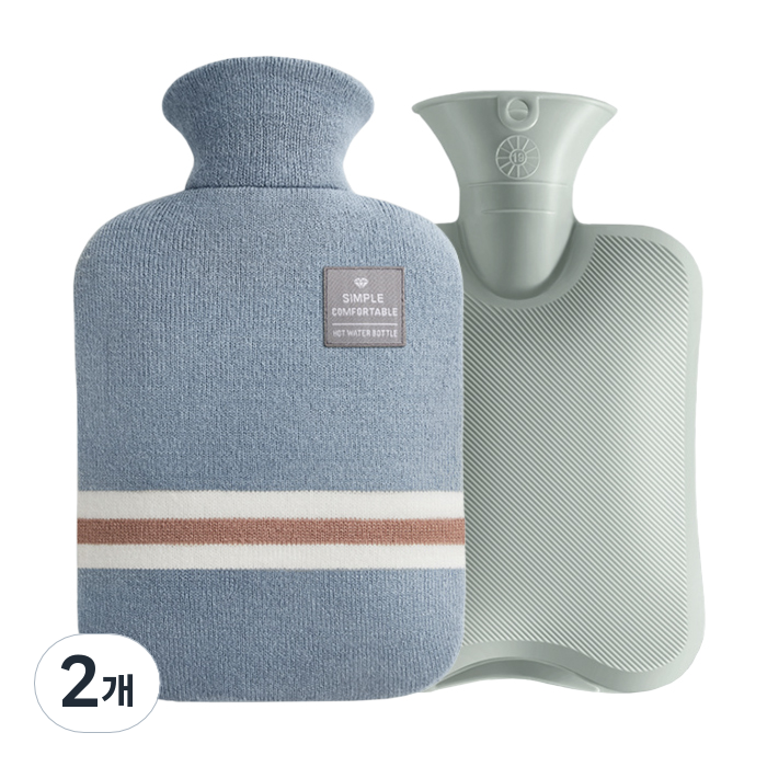 알루이 찜질 핫팩 보온 물주머니 1L, 2개 14,000원