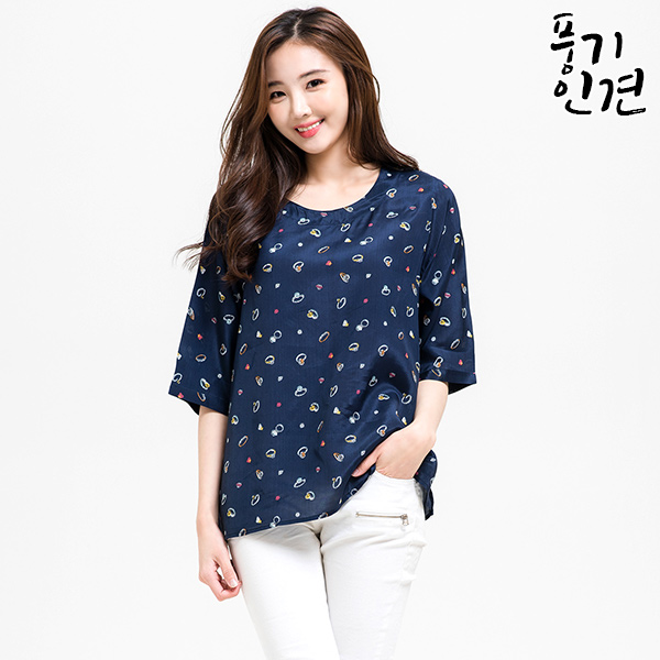 이라인 국산 풍기인견 7부 블라우스 (~2XL) 35,900원