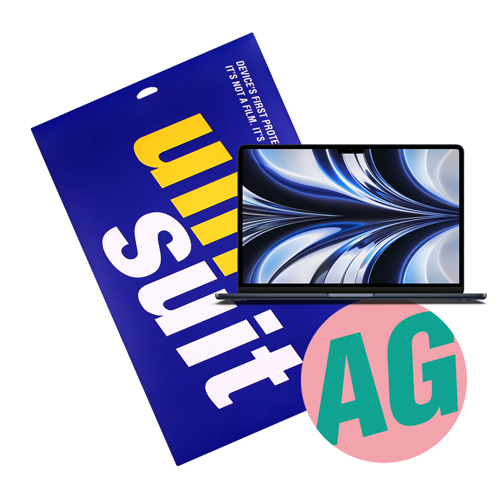 유니슈트 맥북에어 M2 2022 13인치 지문방지 저반사 액정보호필름 2매(UT220519_2), 1세트 23,900원