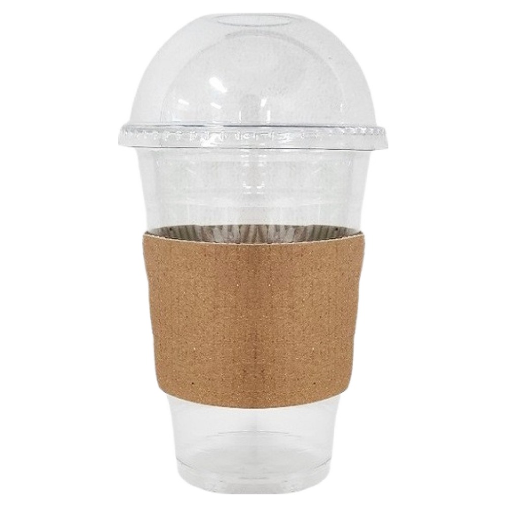 이로울생활 투명 PET 아이스컵 + 돔뚜껑 + 무지 홀더 세트, 470ml, 50개입, 1세트 7,900원