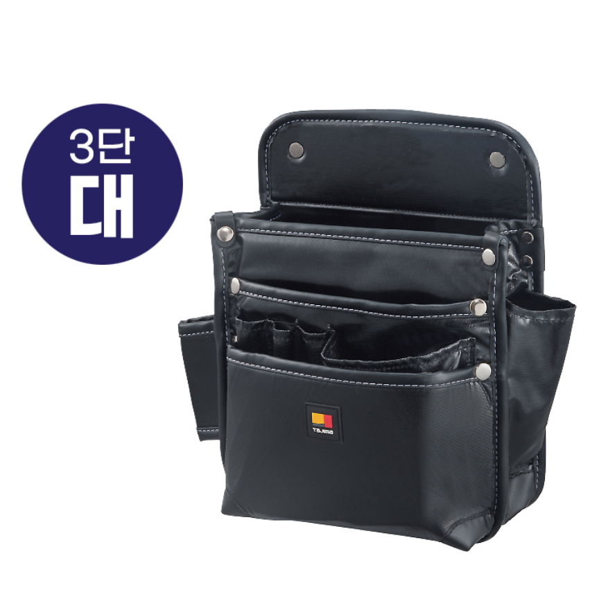타지마 공구집 탈착식 공구주머니 SFKBN-KG3L2H 트윈후그 3단 사이즈대 나일론 사양 이중방수 72,100원
