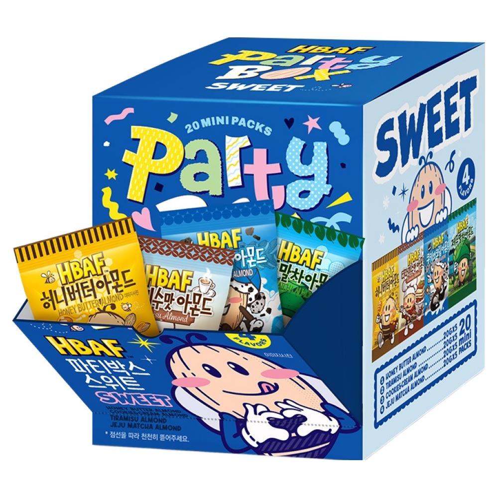 바프 아몬드 파티박스 스위트 20g x 4종 x 5p 세트, 1세트 16,900원