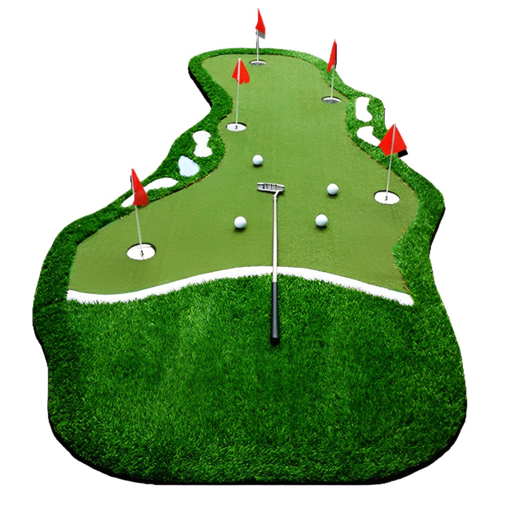 퍼팅홈 두툼잔디 파크골프 퍼팅매트 초보자용 퍼팅연습 실내용 고급형, 프리미엄그린 278,000원