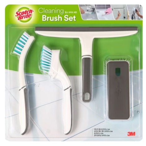 스카치 브라이트 욕실 화장실 청소용 브러쉬 4종세트, 1세트 21,900원