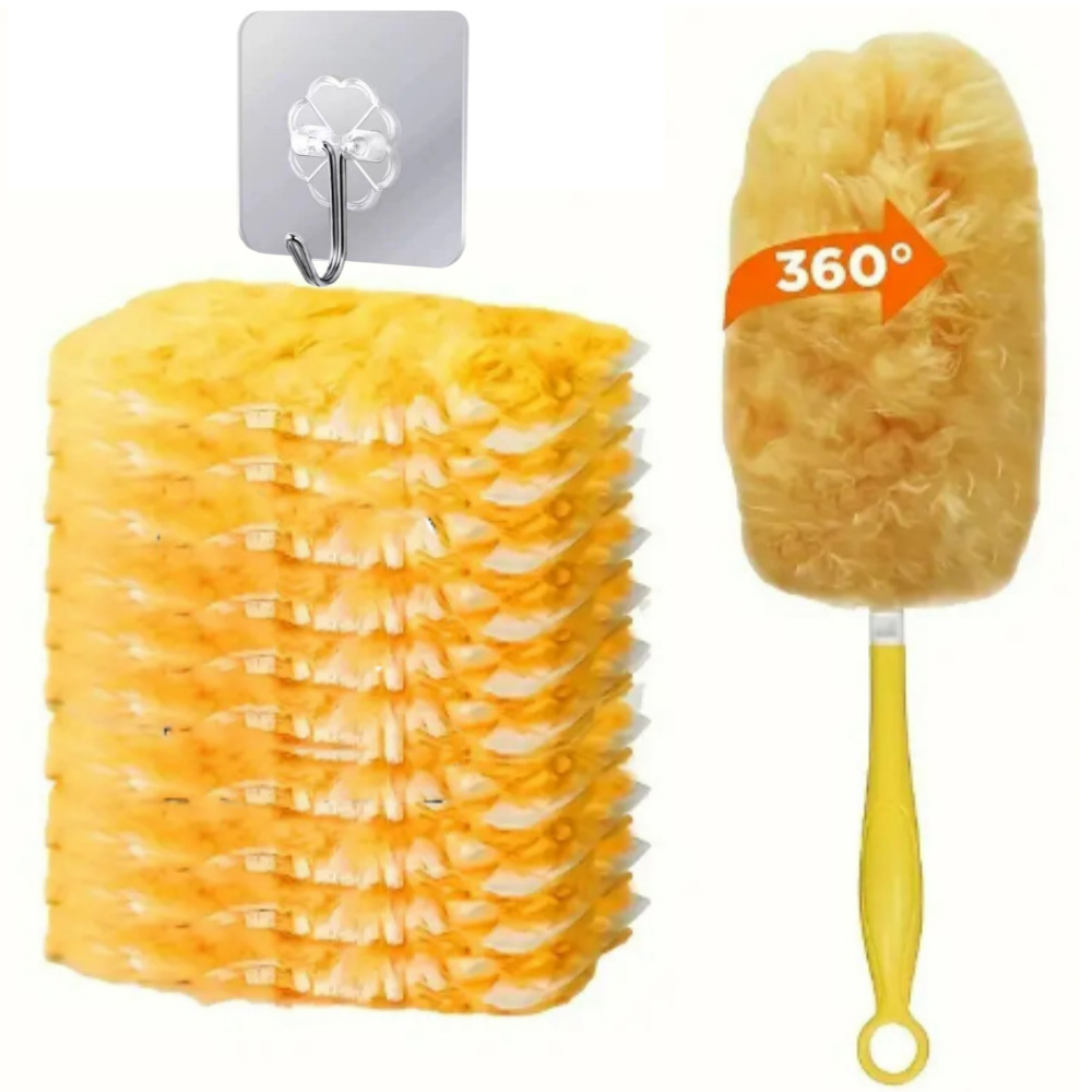 고고마켓 더스터 360 먼지털이 핸들 + 리필 10p 세트, 1세트, 현재가 13,900원