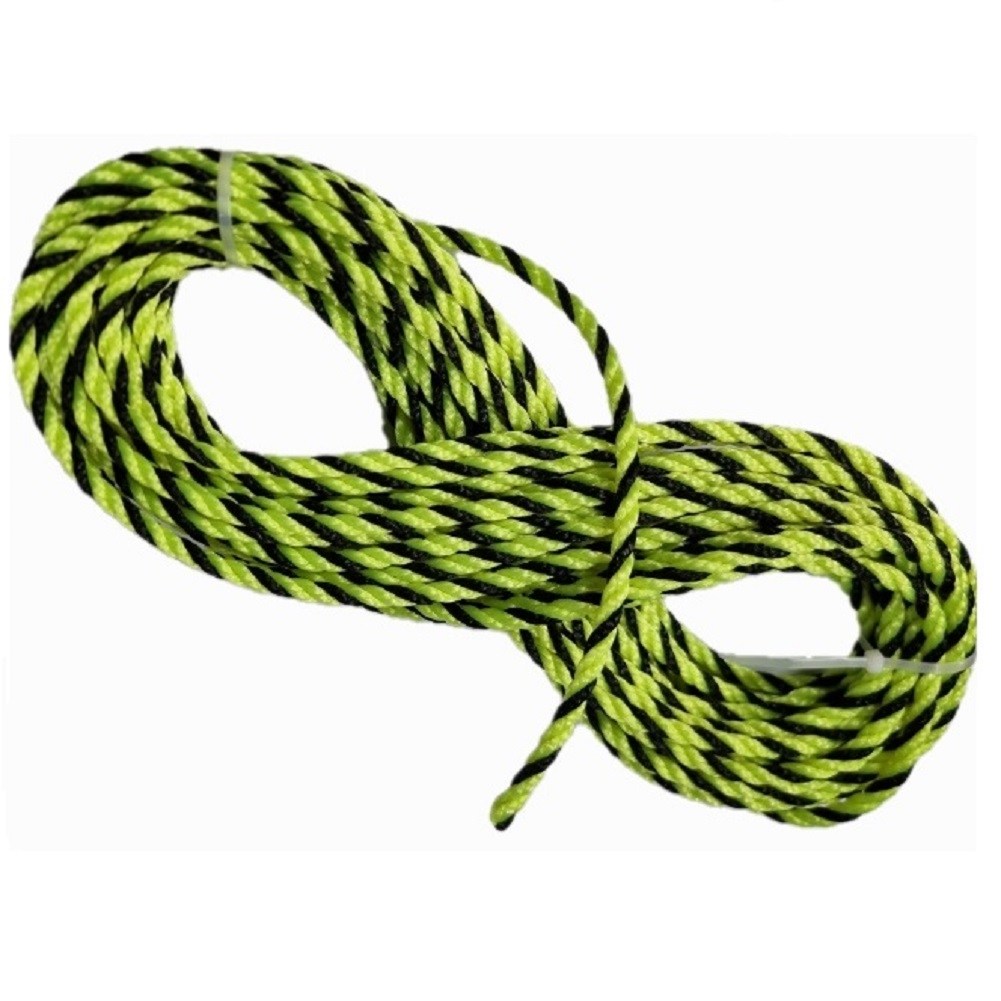 형광로프 10미터 절단 낱개 소량 안전로프 작업현장 접근금지 주의 8~12미리, 형광색, 1세트 6,000원
