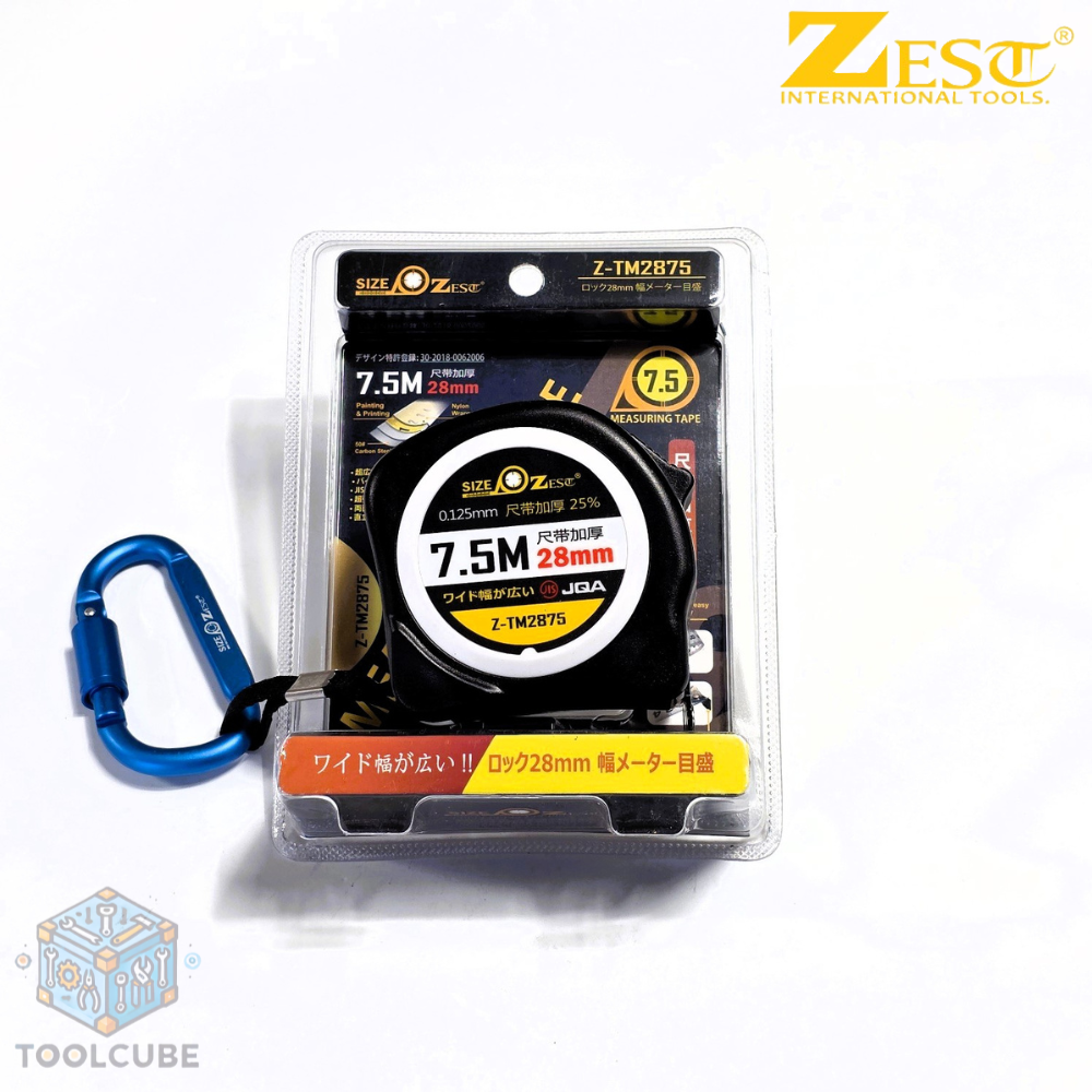 Toolcube 제스트 초광폭 양면 줄자 5M Z-TM2850 자석 양면자 광폭줄자 8,620원