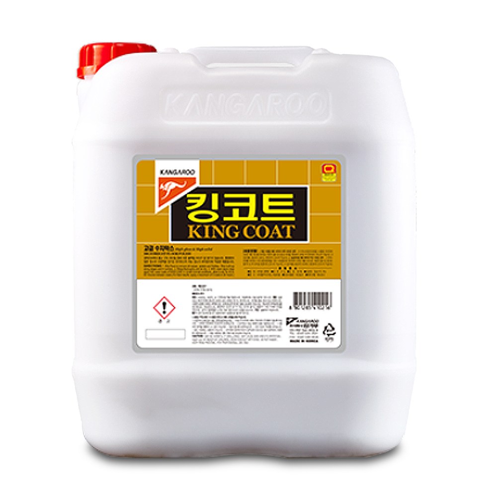 킹코트 20L 고광택 고급형 수지 왁스 바닥용 광택제 합성수지 타일 바닥 코팅제 캉가루 58,900원