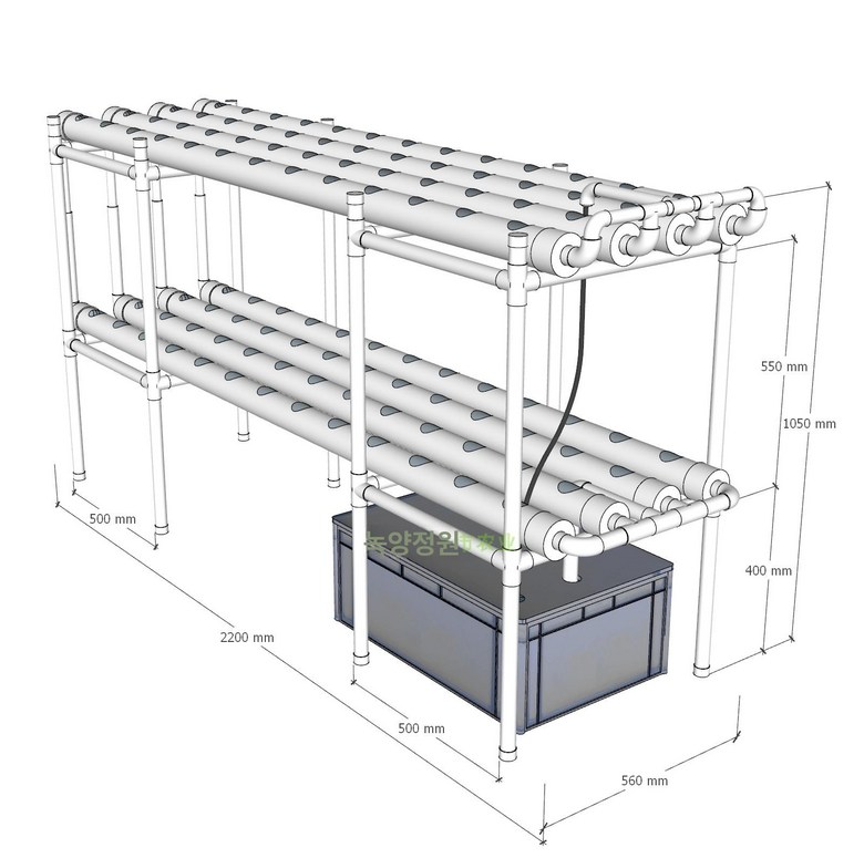수경재배파이프 PVC 가정용 수상 텃밭 실내 재배 310,000원