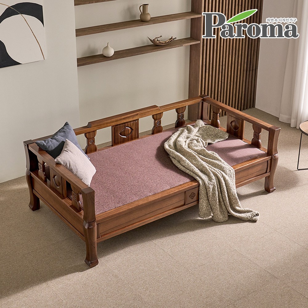 파로마 가야 명작 황토 흙소파 누리C 온열 보료 원목 카우치 평상 1,190,000원