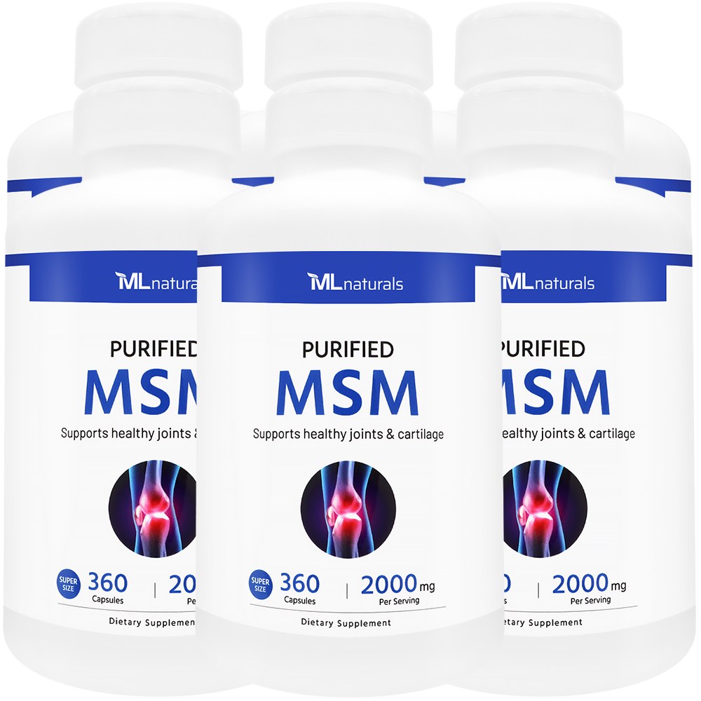 [미국빠른직구] 신제품 마이라이프 내추럴스 식이유황 MSM 2000mg (수퍼사이즈) 119,420원