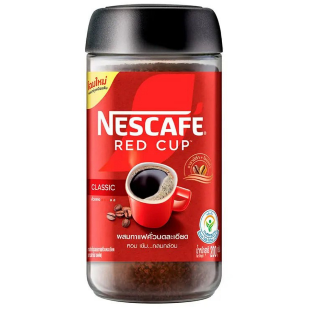 네스카페 레드컵 블랙 인스턴트 커피 유리병 사무실 커피 태국커피 동남아커피 NESCAFE RED CUP CLASSIC, 1개, 1개입, 100g 14,400원