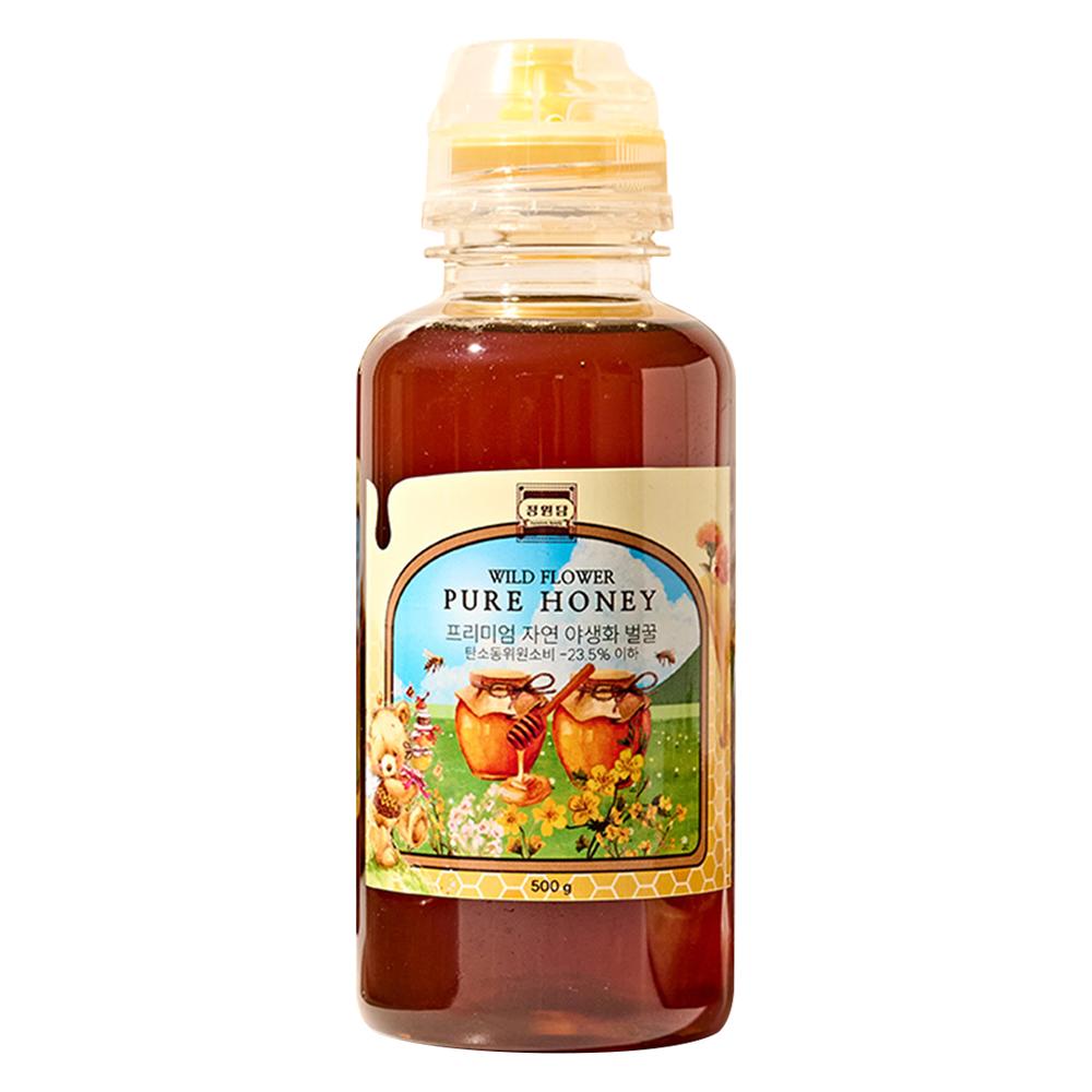 정원담 프리미엄 자연 야생화 순수 벌꿀, 1개, 500g 11,620원