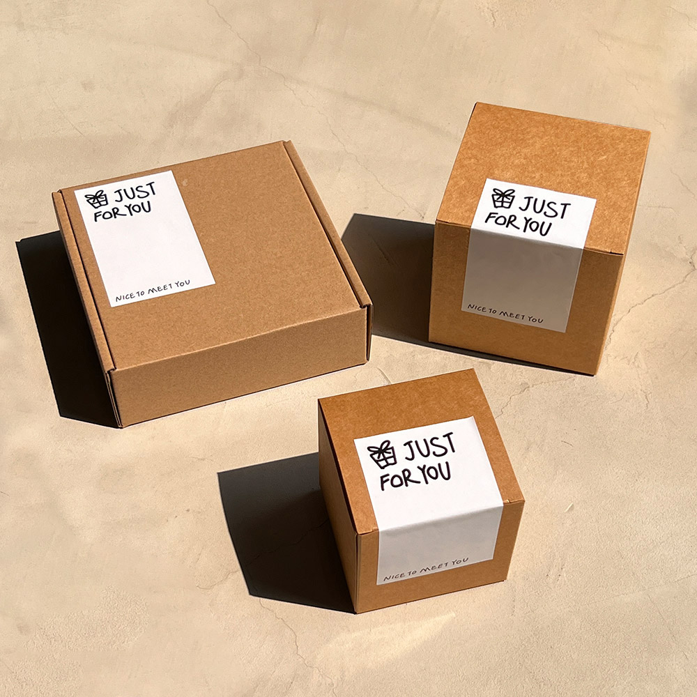 리드홈 포장 데코 스티커 JUST FOR YOU 6 x 10 cm 50개입 3,650원