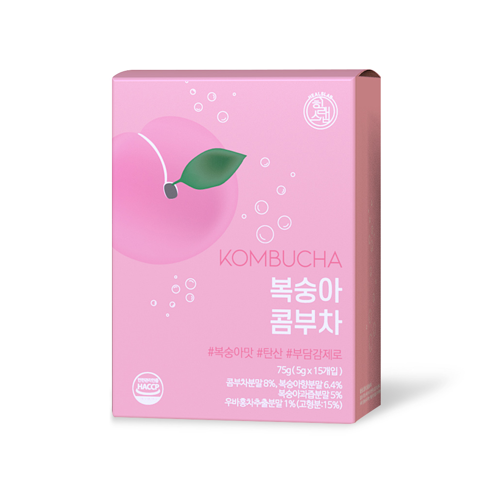 힐스랩 콤부차 복숭아, 5g, 15개입 분말스틱 5,900원