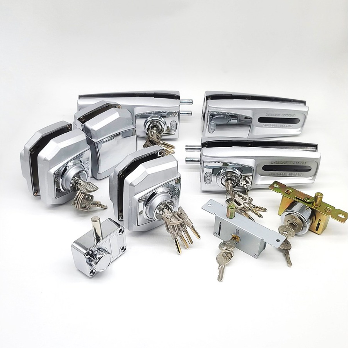 강화도어 삼부키 보조키 외문용 양문용 잠금장치 유리문 상가 학원 외부 잠금열쇠, 1개 30,790원