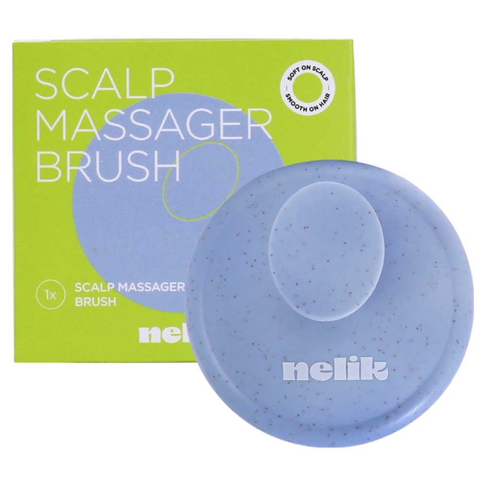 넬릭 딥클렌징 두피 마사지 샴푸 브러쉬, 1개, 블루 5,500원