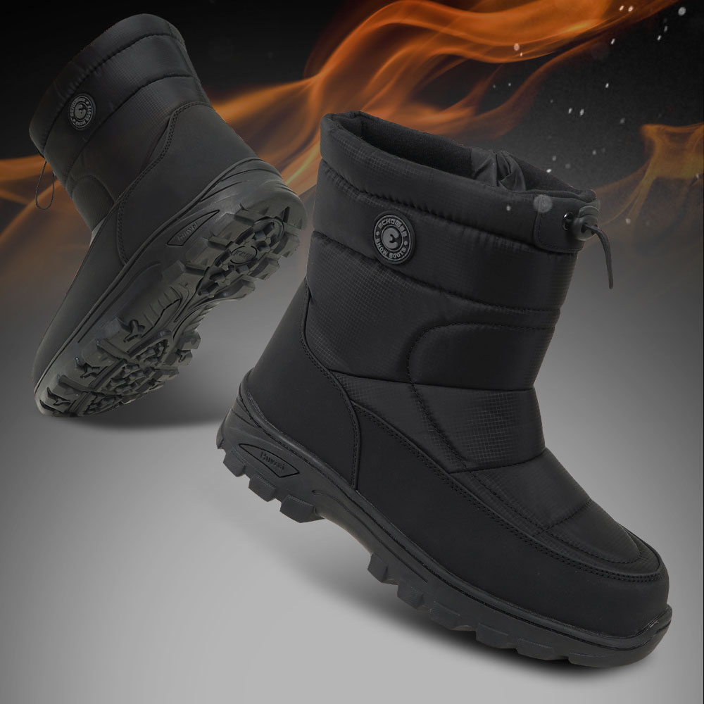 [에코로바]남성 털 방한화 패딩부츠 뛰어난 방수 보온 기능 라이더부츠 작업부츠 ER0998 39,000원