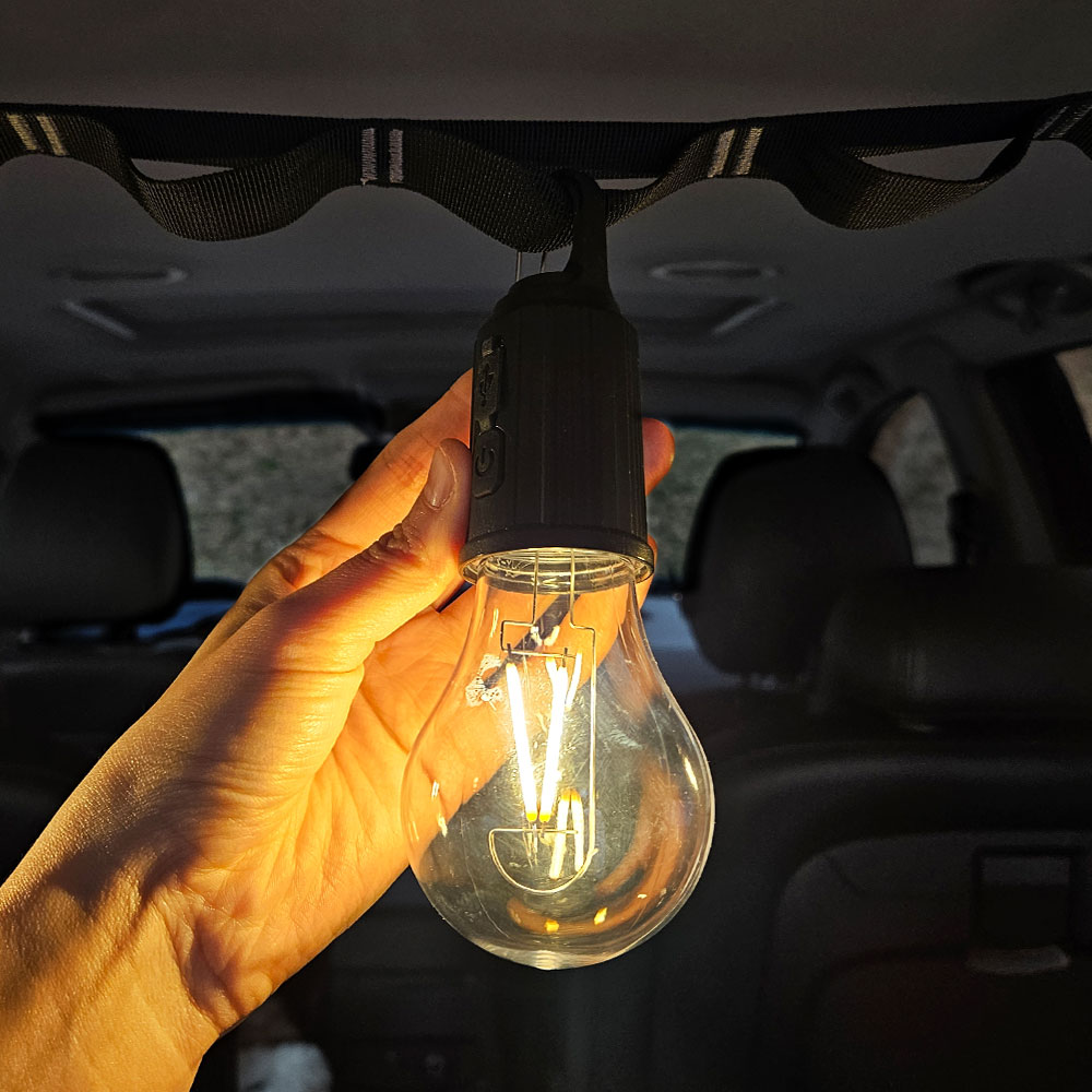 레모토 알다마 충전식 캠핑랜턴 차박 알전구, 1개, 블랙 8,900원