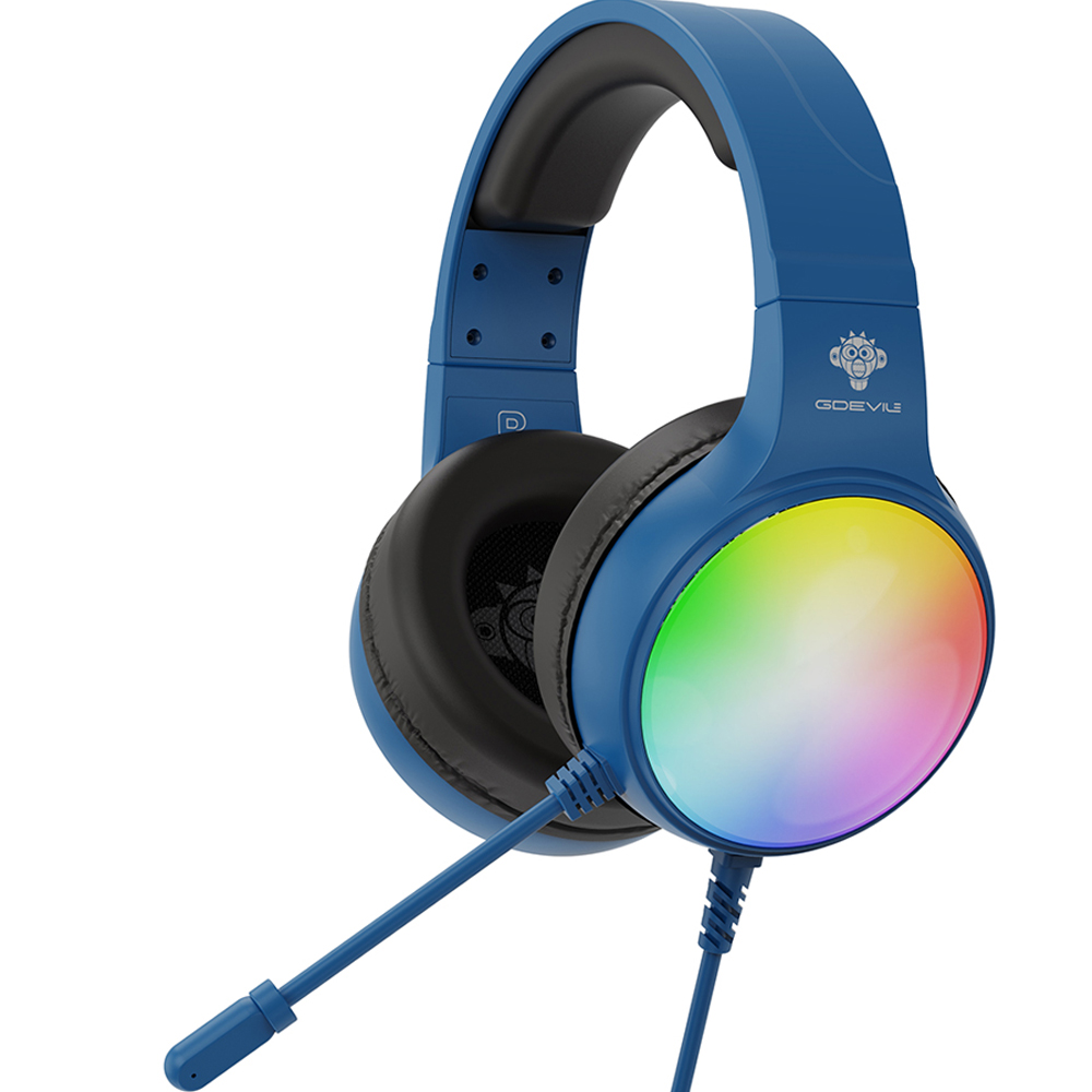 지데빌 오로라 가상 7.1 채널 서라운드 게이밍 헤드셋, 블루, G535 Aurora 19,900원