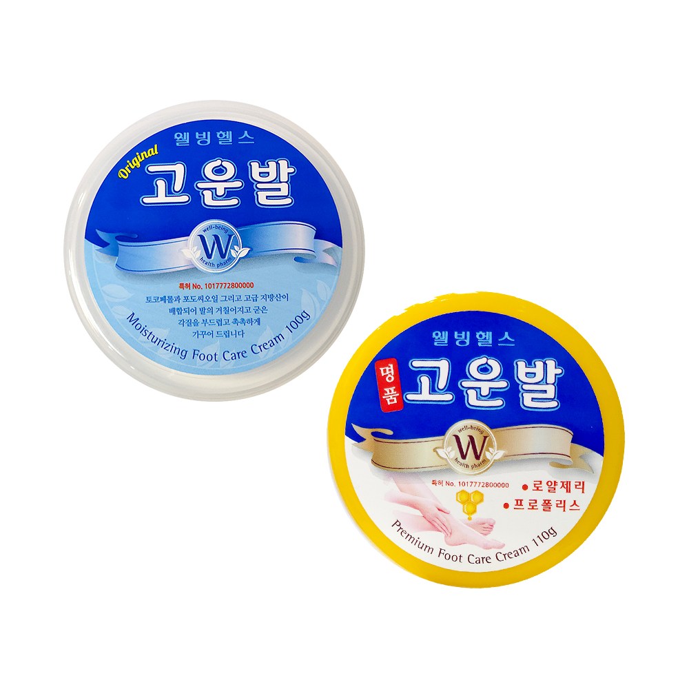 웰빙헬스 고운발 풋크림 뒷꿈치 보습 각질제거 5,040원