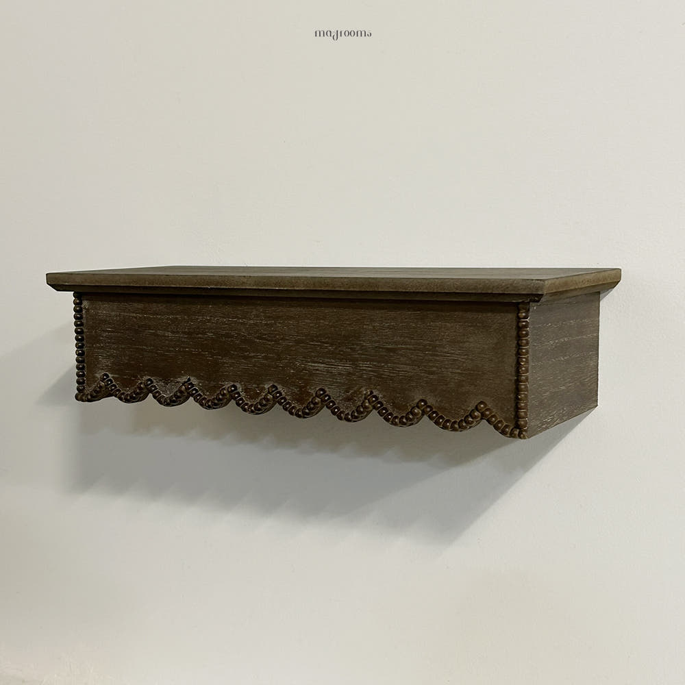 빈티지 우드 물결 앤틱 벽걸이 벽선반 34,960원