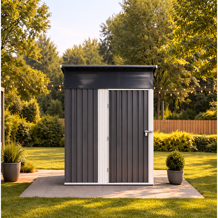 오드 조립식창고 스틸창고 3X5 농막 야외 미니 소형 이동식 간이 창고 172x114x187cm, 3x5 154,000원