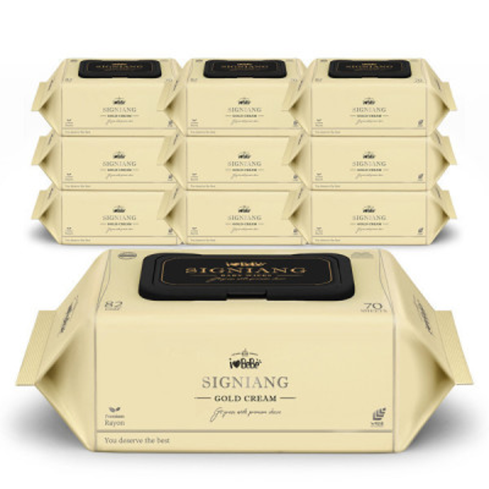 고평량 시그니앙 골드크림 캡형 엠보 아기물티슈 19,500원