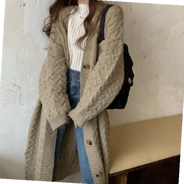 여름야외가디건 간절기 베이직 꽈배기 롱니트 카디건 롱가디건 30,210원