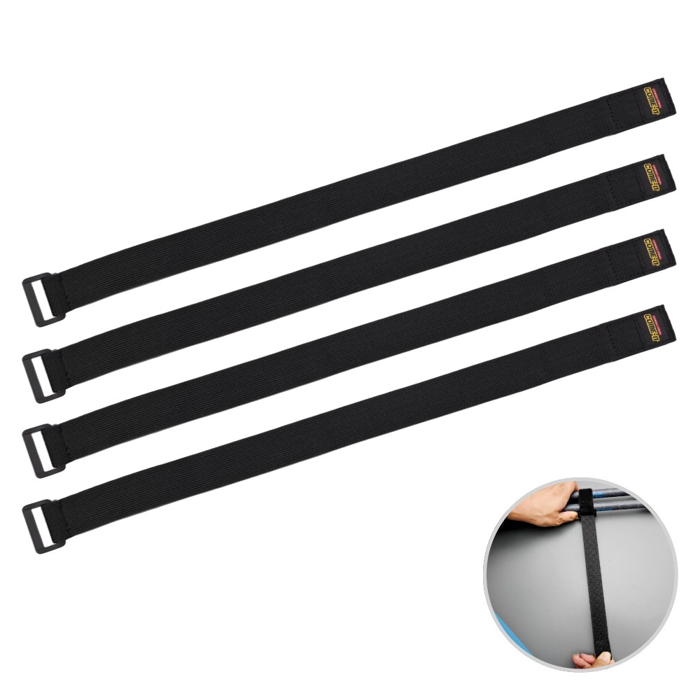 탄성 벨크로 찍찍이 압박 선정리 케이블타이 멀티탭 충전기 선정리 링벨트, 블랙, 4개 8,200원