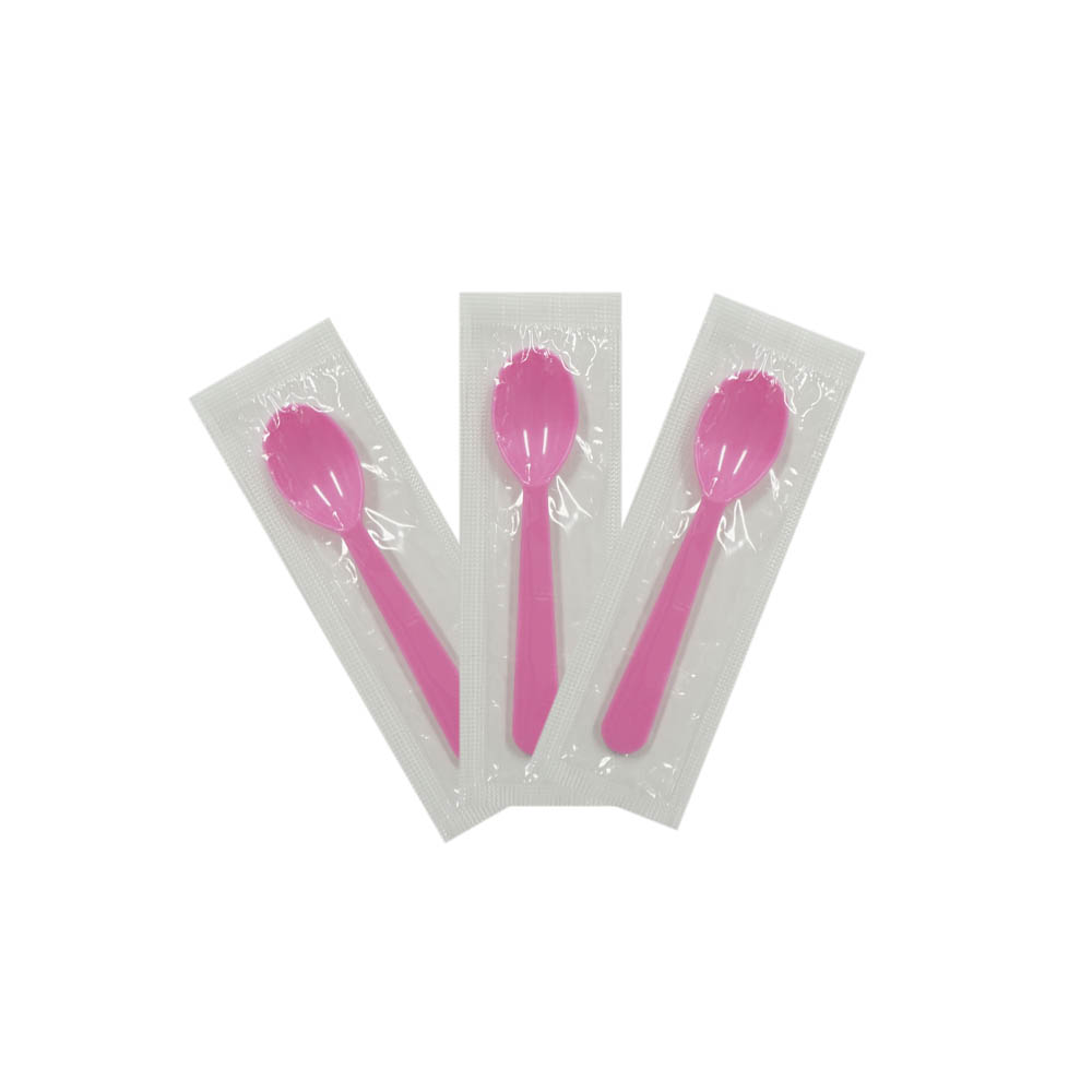 일회용숟가락   개별포장    아이스크림스푼   소    핑크    10000개 137,500원