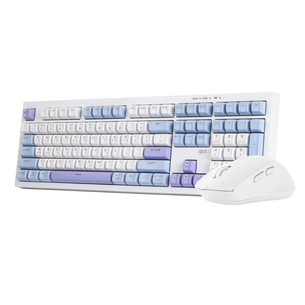 지클릭커 오피스프로 WMK50 사일런스 M 무소음 무선 블루투스 108 키보드 마우스 세트, 일반형, 스카이시티RC1, WMK50 108키 43,400원