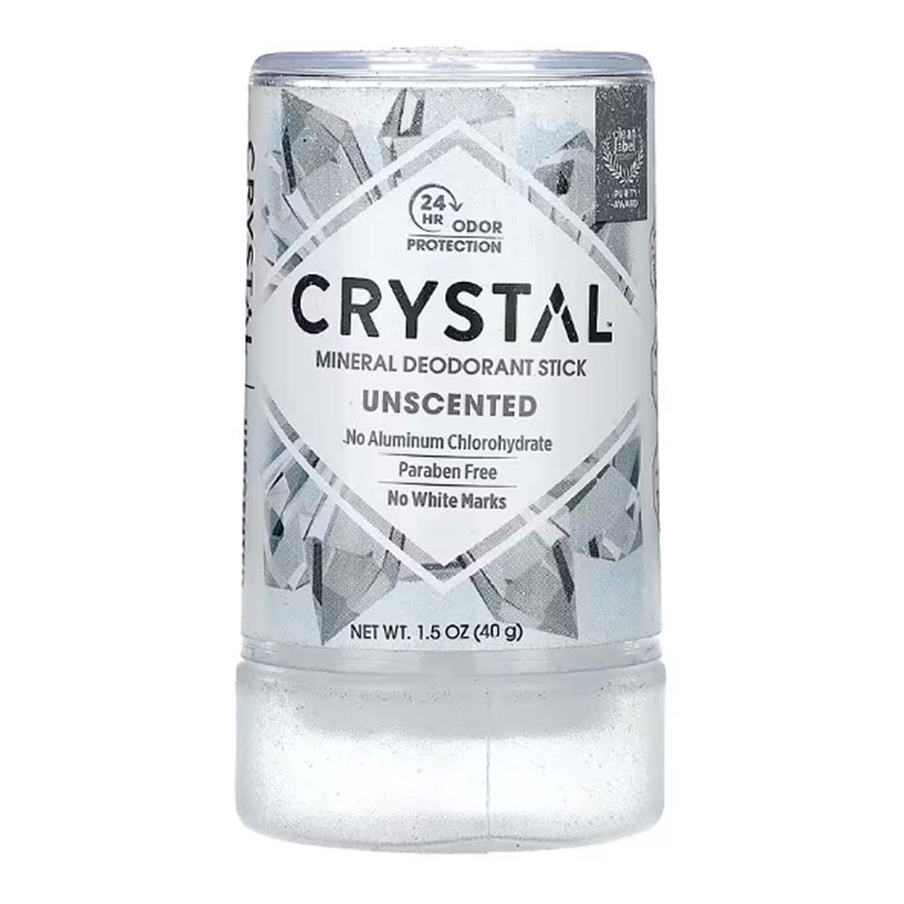 크리스탈 미네랄 데오드란트 스틱 무향 40g 겨드랑이 악취 방지 여름 암모니아 땀 여행용 휴대 무방부제 12,500원